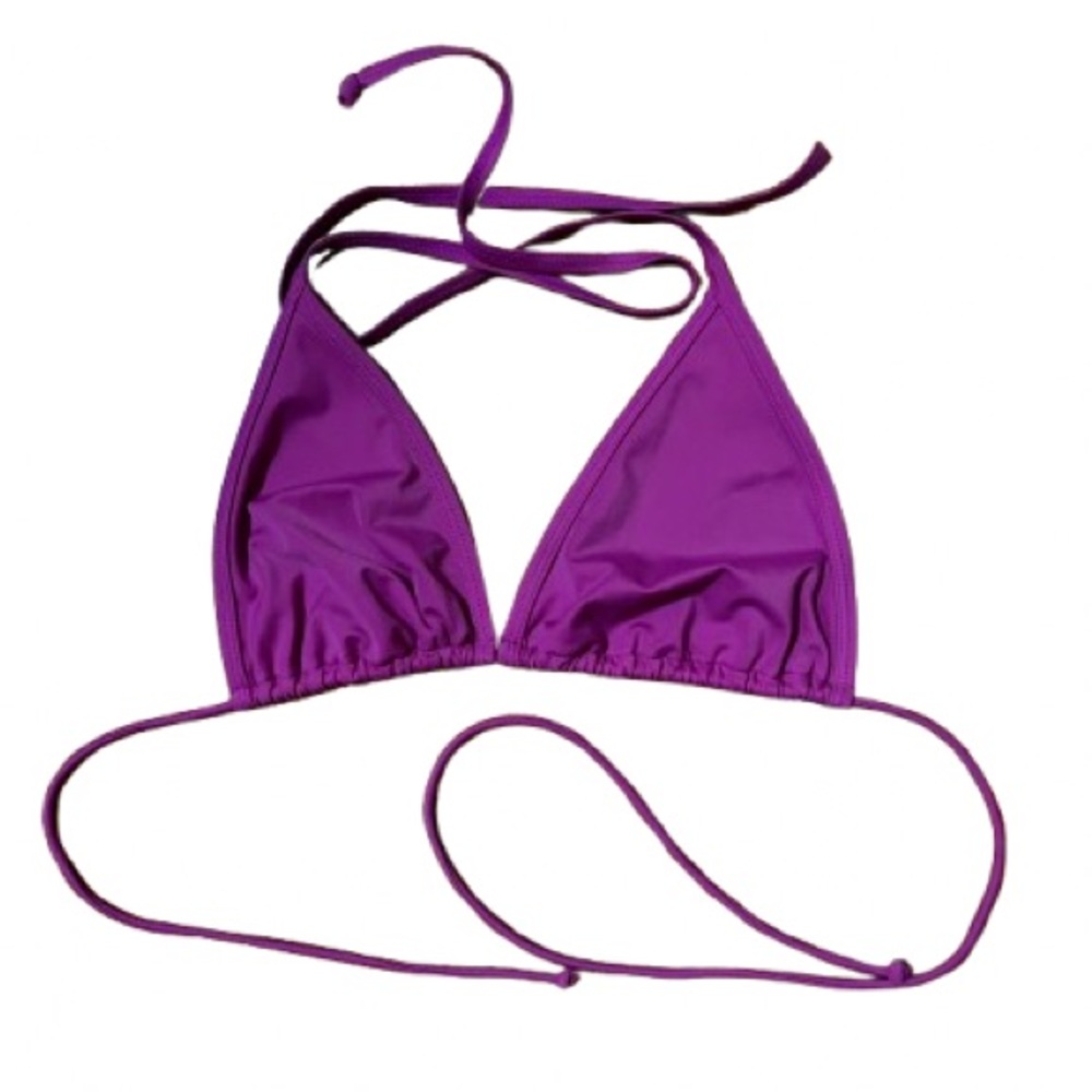 Victoria's Secret Purple Triangle Bikini Top